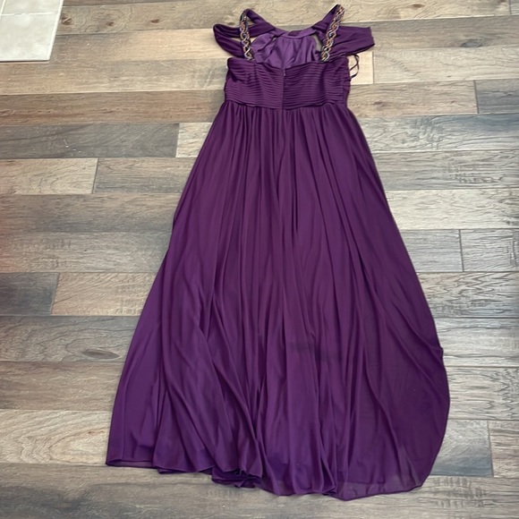 Alex Evenings Beaded Halter Long Gown, size 12 - Picture 5 of 6